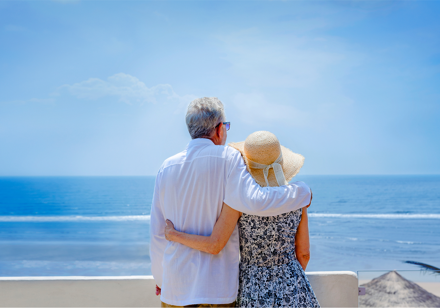 Mature Couple Vacationing Resort